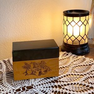 Vintage J. Chein & Co  Metal Recipe Box